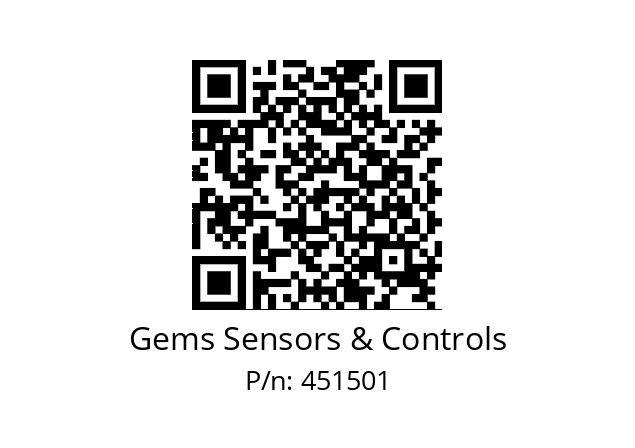   Gems Sensors & Controls 451501