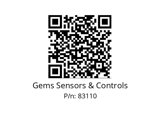   Gems Sensors & Controls 83110