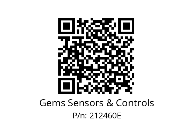   Gems Sensors & Controls 212460E