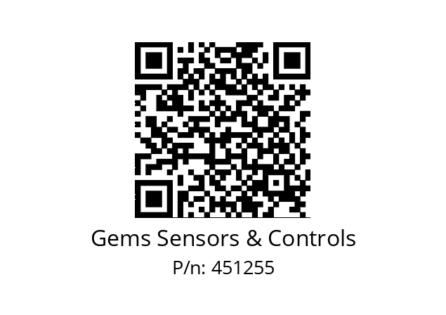   Gems Sensors & Controls 451255