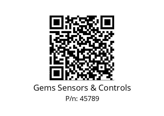   Gems Sensors & Controls 45789