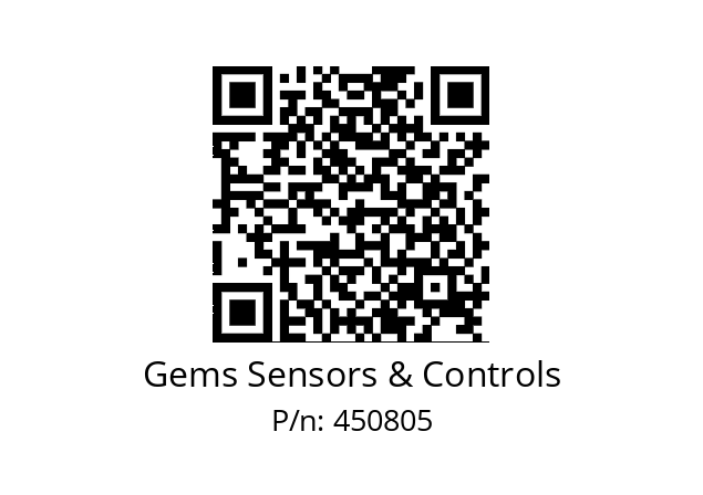   Gems Sensors & Controls 450805