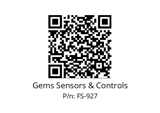   Gems Sensors & Controls FS-927