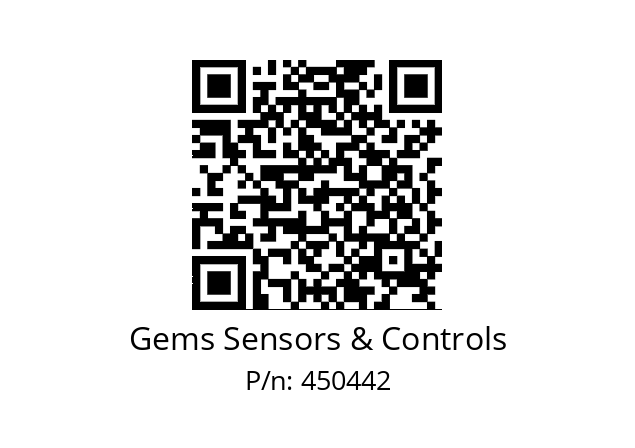   Gems Sensors & Controls 450442