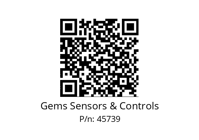   Gems Sensors & Controls 45739