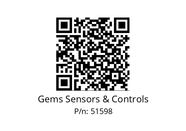   Gems Sensors & Controls 51598