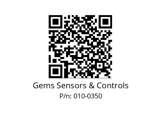   Gems Sensors & Controls 010-0350