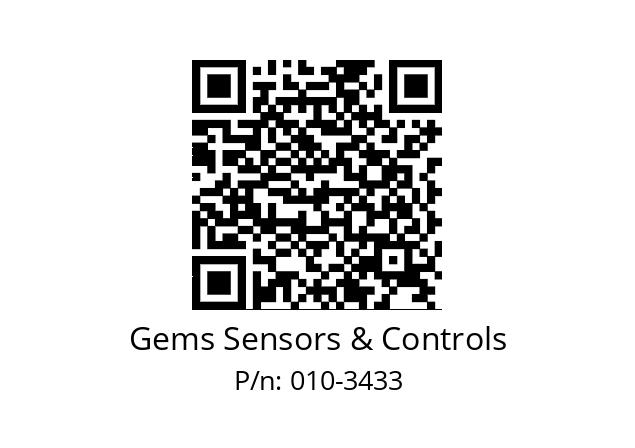   Gems Sensors & Controls 010-3433