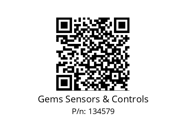   Gems Sensors & Controls 134579