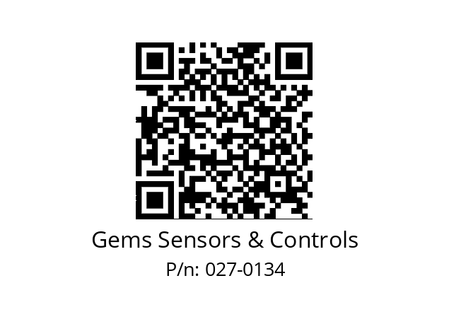   Gems Sensors & Controls 027-0134