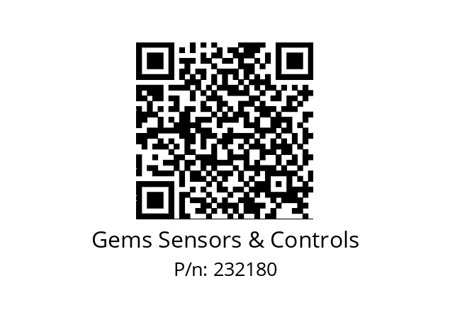   Gems Sensors & Controls 232180