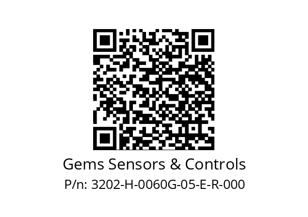   Gems Sensors & Controls 3202-H-0060G-05-E-R-000