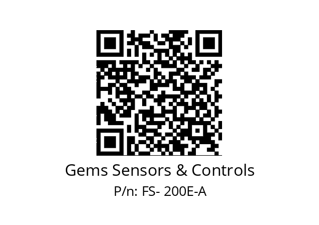   Gems Sensors & Controls FS- 200E-A