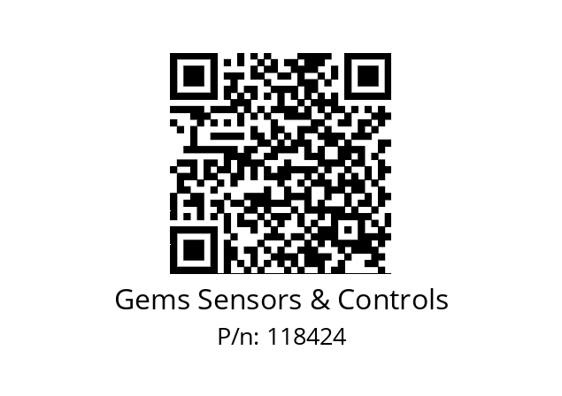   Gems Sensors & Controls 118424