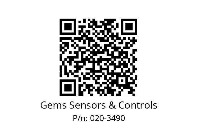   Gems Sensors & Controls 020-3490