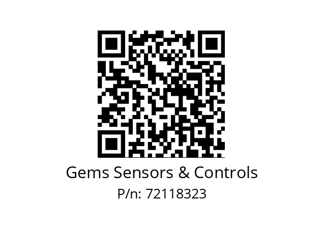   Gems Sensors & Controls 72118323