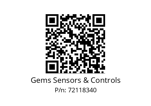   Gems Sensors & Controls 72118340