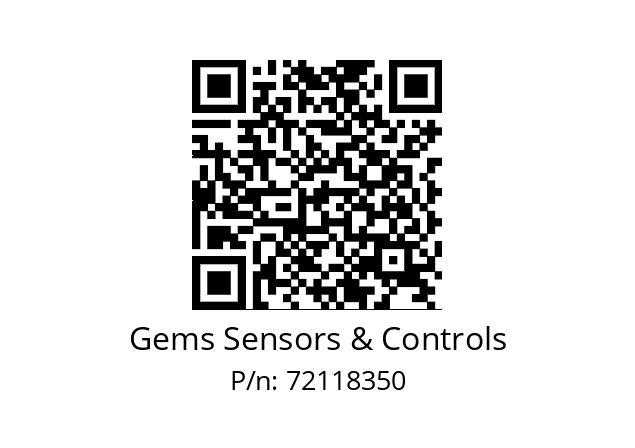   Gems Sensors & Controls 72118350