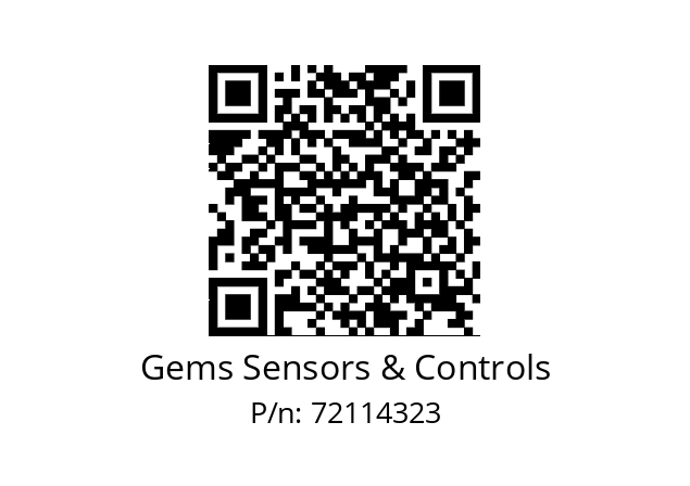   Gems Sensors & Controls 72114323