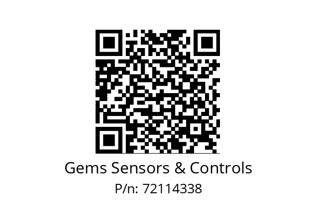   Gems Sensors & Controls 72114338