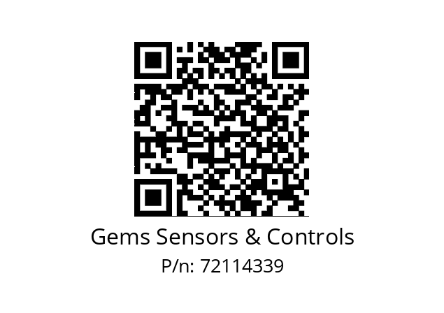   Gems Sensors & Controls 72114339