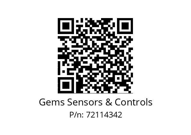   Gems Sensors & Controls 72114342