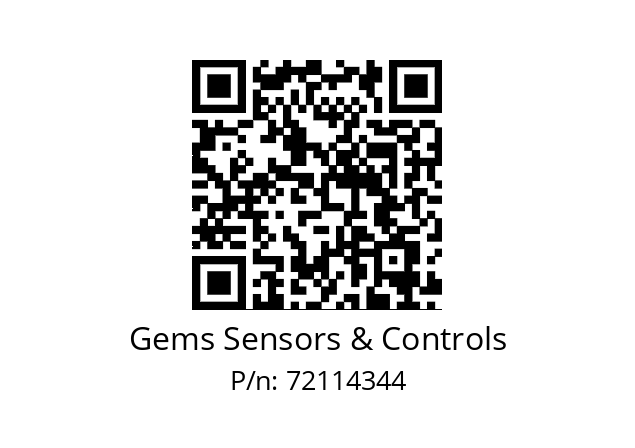   Gems Sensors & Controls 72114344