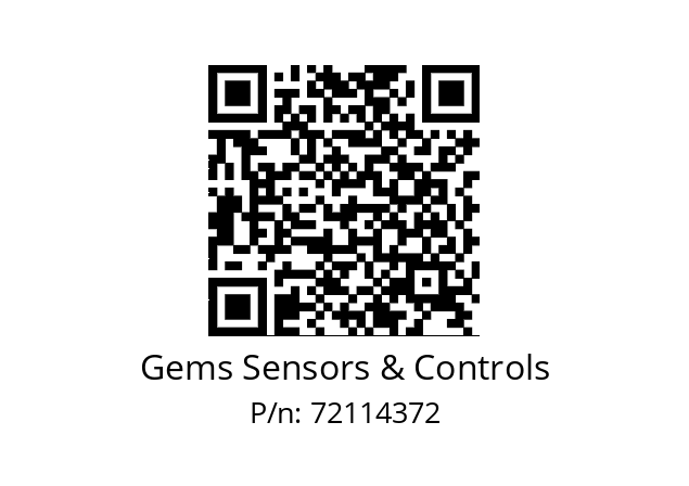   Gems Sensors & Controls 72114372