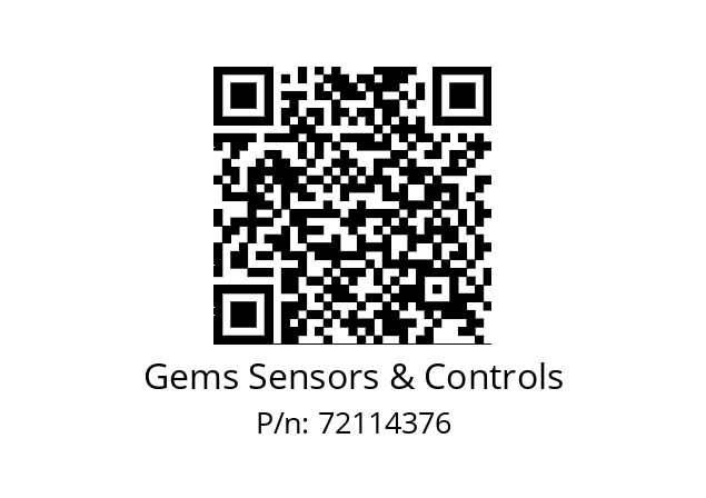   Gems Sensors & Controls 72114376