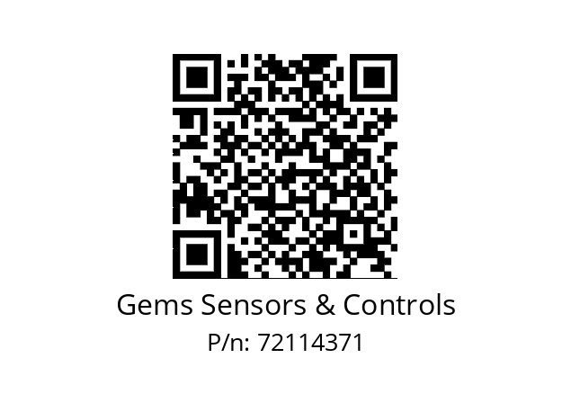   Gems Sensors & Controls 72114371