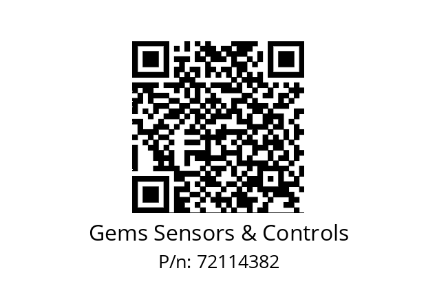   Gems Sensors & Controls 72114382