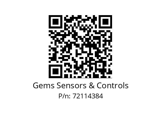   Gems Sensors & Controls 72114384