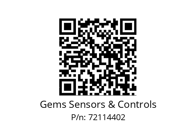   Gems Sensors & Controls 72114402