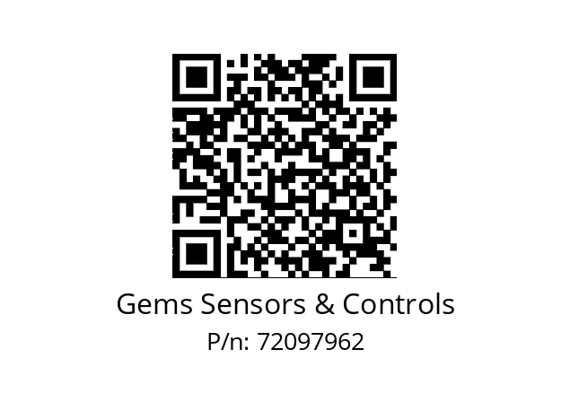   Gems Sensors & Controls 72097962