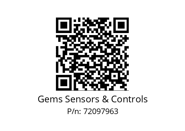   Gems Sensors & Controls 72097963