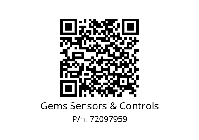   Gems Sensors & Controls 72097959