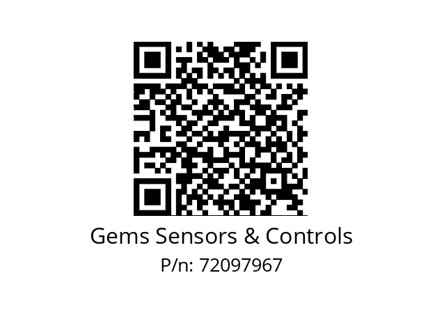   Gems Sensors & Controls 72097967