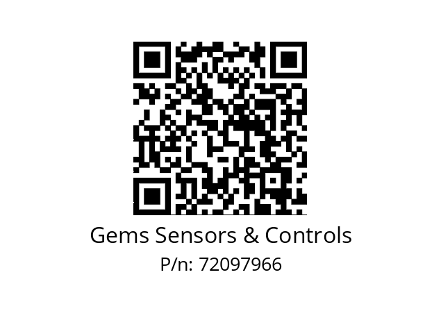   Gems Sensors & Controls 72097966