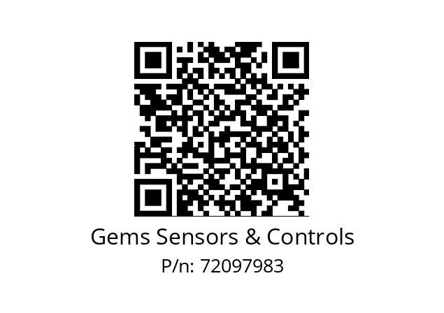   Gems Sensors & Controls 72097983