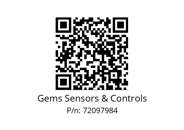   Gems Sensors & Controls 72097984