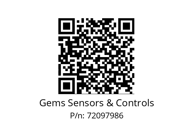   Gems Sensors & Controls 72097986