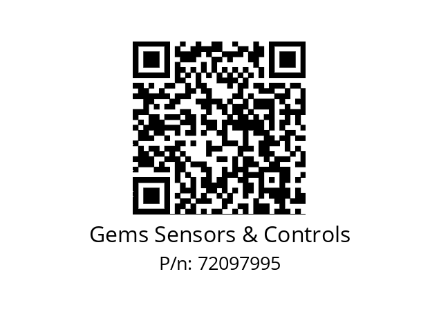   Gems Sensors & Controls 72097995