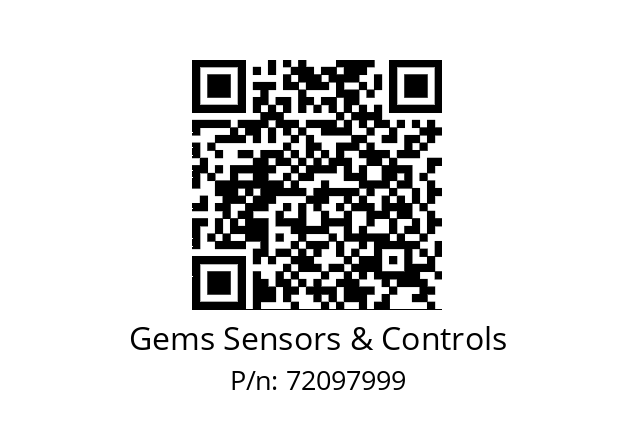   Gems Sensors & Controls 72097999