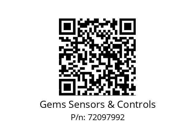   Gems Sensors & Controls 72097992