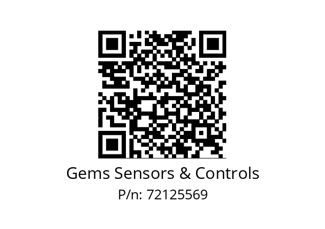   Gems Sensors & Controls 72125569