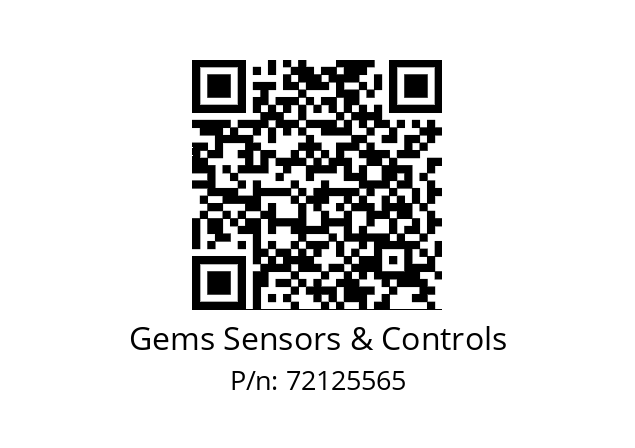   Gems Sensors & Controls 72125565