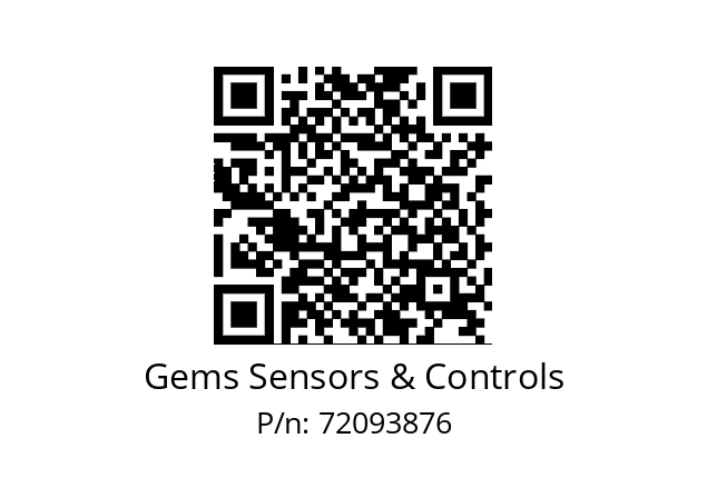   Gems Sensors & Controls 72093876