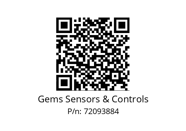   Gems Sensors & Controls 72093884