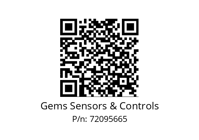   Gems Sensors & Controls 72095665