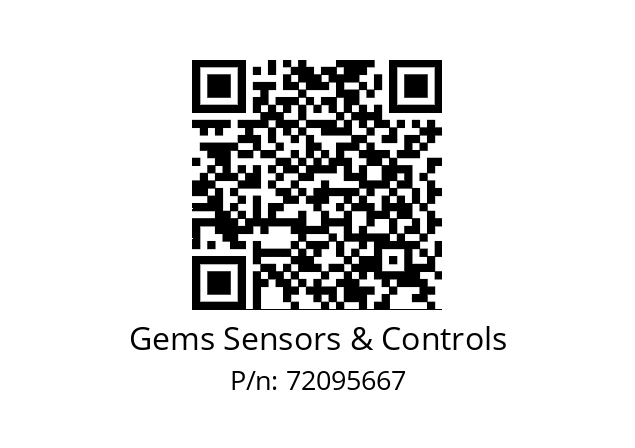   Gems Sensors & Controls 72095667